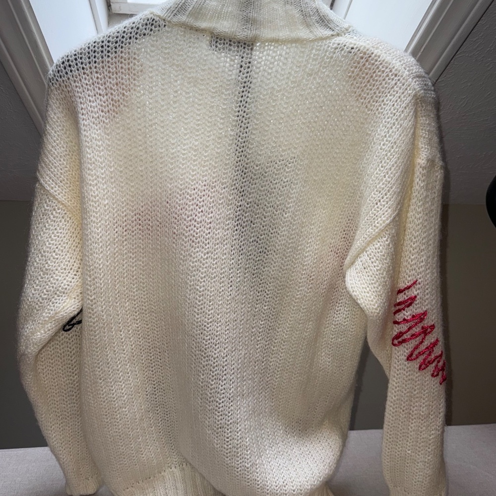 Vintage 1980s Catalina Raffles Collection Abstract Knit Sweater Size S - Picture 10 of 11